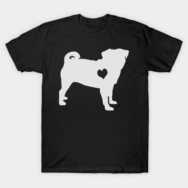 Adore Pugs T-Shirt by Psitta
